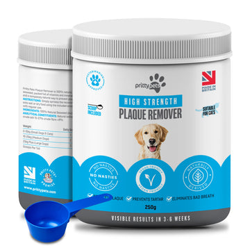 Pritty Pets Plaque Remover - 100% Natural Plaque & Tartar Treatment