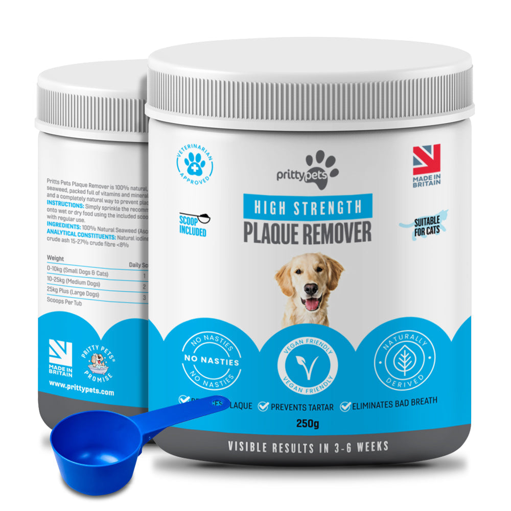 Pritty Pets Plaque Remover - 100% Natural Plaque & Tartar Treatment